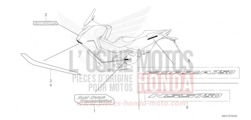 MARQUE/EMBLEME NSS750M de 2021